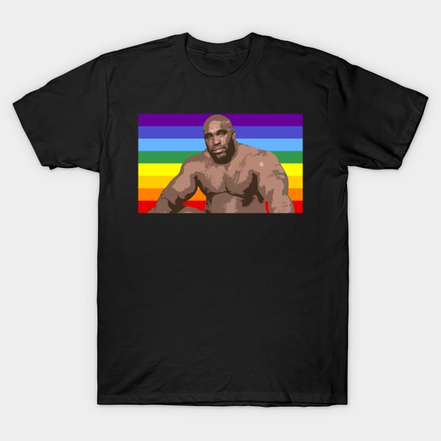 Barry Wood LGBT Flag T-Shirt by giovanniiiii